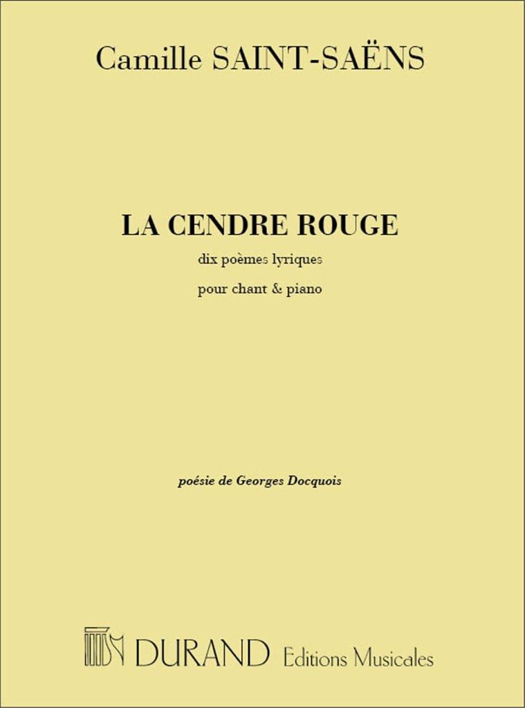 La Cendre Rouge Chant-Piano